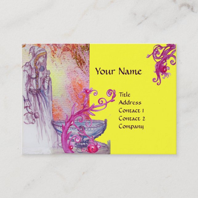 VIVIEN MONOGRAM VISITENKARTE (Vorderseite)