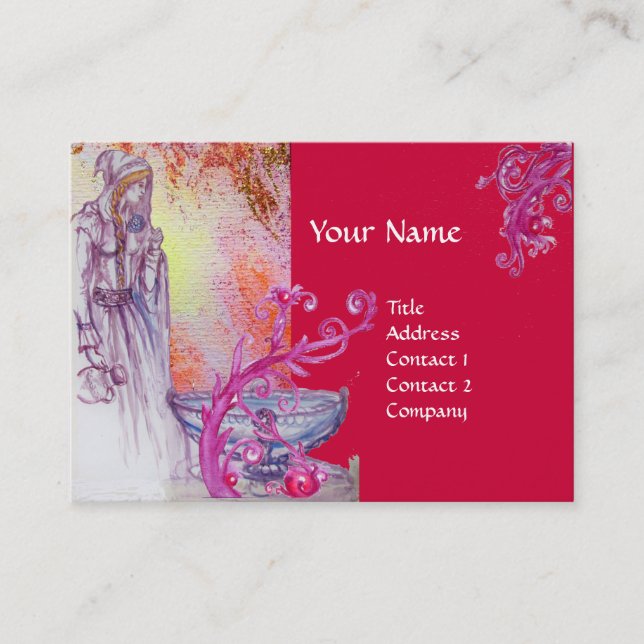 VIVIEN MONOGRAM VISITENKARTE (Vorderseite)