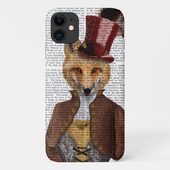 Vivienne Steampunk Fox Case-Mate iPhone Hülle (Rückseite)