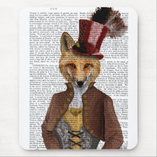 Vivienne Steampunk Fox Mousepad