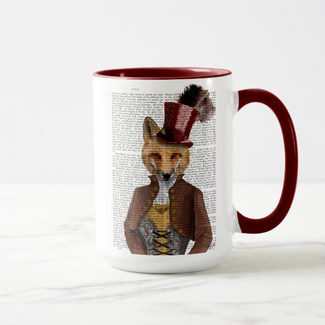 Vivienne Steampunk Fox Tasse (Rechts)