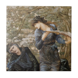 Viviens Beguiling of Merlin (Edward Burne-Jones) Fliese