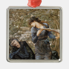 Viviens Beguiling of Merlin (Edward Burne-Jones) Ornament Aus Metall