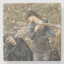 Viviens Beguiling of Merlin (Edward Burne-Jones) Steinuntersetzer