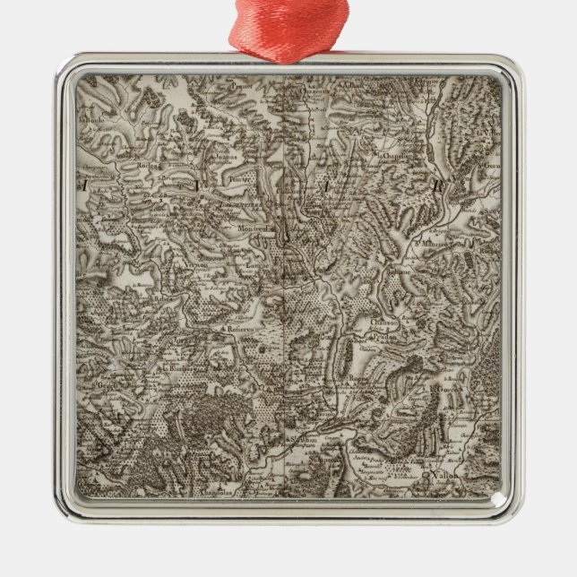 Viviers Silbernes Ornament (Vorne)