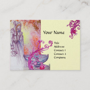 VIVIVIEN MONOGRAM Gold-Metallpapier Visitenkarte