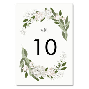 Vivoire et Mariage de broussailles Numéro de table