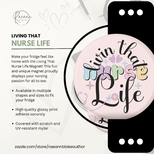 Vivre ce aimant de vie d'infirmière (Créateur téléchargé)