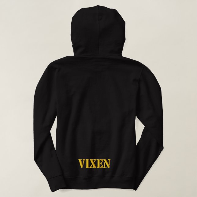VIXEN BESTICKTER HOODIE (Design Rückseite)