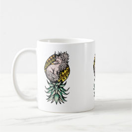 Vixen Games Hotwife Swinger Auf den Kopf Ananas Kaffeetasse