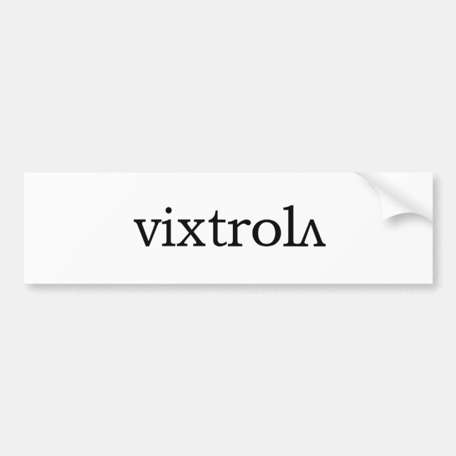 vixtrola Aufkleber Autoaufkleber (Vorne)
