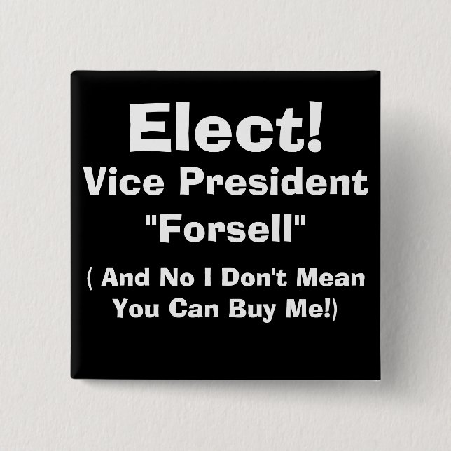 Vizepräsident Button (Vorderseite)