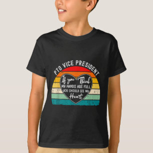 Vizepräsident des Elternbeirats Schulleiter Eltern T-Shirt