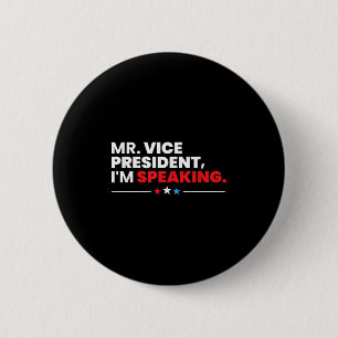 Vizepräsident Im Shirt 2020 Aussprache Qu Button