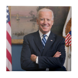 Vizepräsident Joe Biden während der Präsidentschaf Fliese