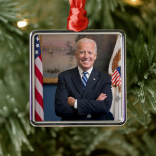 Vizepräsident Joe Biden während der Präsidentschaf Ornament Aus Metall