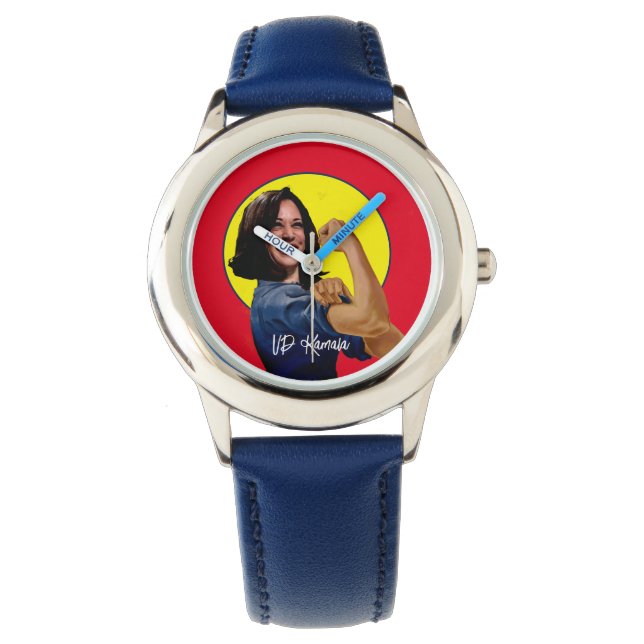 Vizepräsident Kamala Harris als Rosie Armbanduhr (Vorderseite)