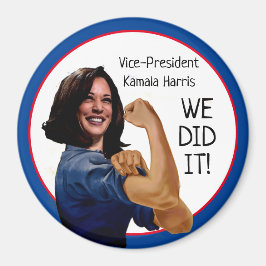 Vizepräsident Kamala Harris als Rosie Magnet