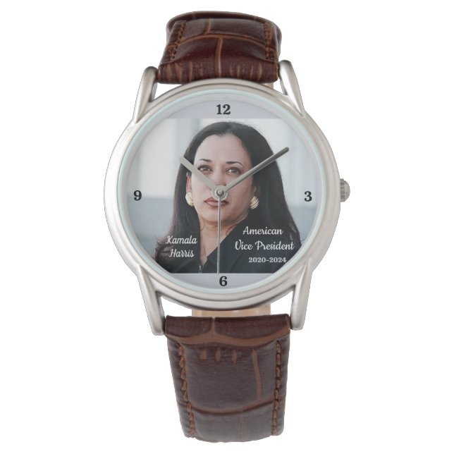 VIZEPRÄSIDENT KAMALA HARRIS ARMBANDUHR (Vorderseite)