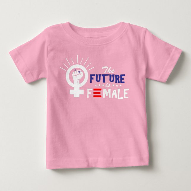 Vizepräsident Kamala Harris Future ist weiblich Baby T-shirt (Vorderseite)
