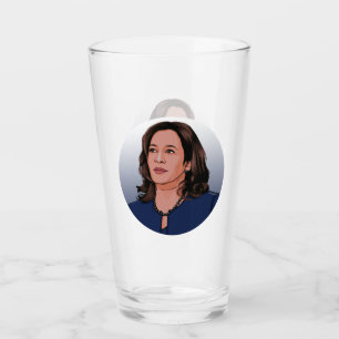 Vizepräsident Kamala Harris Glas