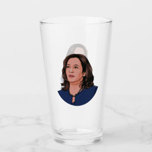 Vizepräsident Kamala Harris Glas