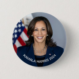 Vizepräsident Kamala Harris Offiziell Portrait Button