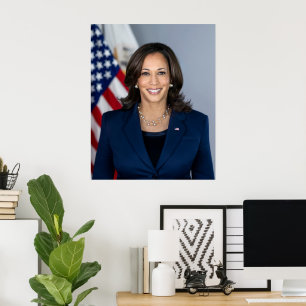 Vizepräsident Kamala Harris Offizielles Foto Poster