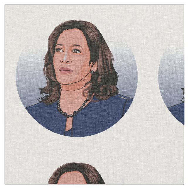 Vizepräsident Kamala Harris Stoff (Nahaufnahme)