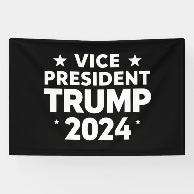 Vizepräsident Trump Funny Election Joe Biden Funny Banner (Horizontal)