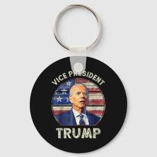Vizepräsident Trump Us Flag Biden 2024 Wahl M Schlüsselanhänger