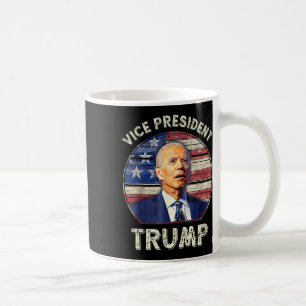 Vizepräsident Trump Us Flagge Biden 2024 Wahl M Kaffeetasse