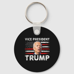 Vizepräsident Trump Us-Flagge Biden 2024 Wahl M Schlüsselanhänger