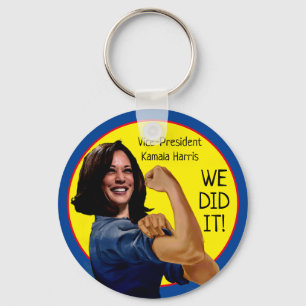 Vizepräsidentin Kamala Harris als Rosie Schlüsselanhänger