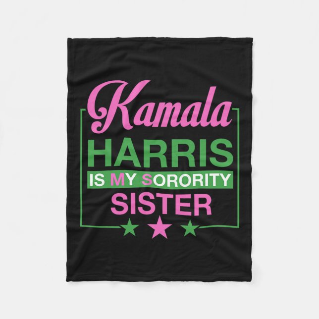 Vizepräsidentin Kamala Harris ist meine Studentinn Fleecedecke (Vorderseite)