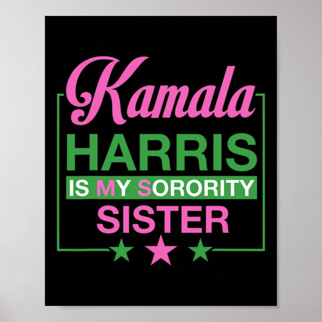 Vizepräsidentin Kamala Harris ist meine Studentinn Poster (Vorne)