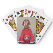 Vizlsa Montreal Kanadier-Hockey-Spielkarten