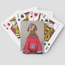 Vizlsa Montreal Kanadier-Hockey-Spielkarten