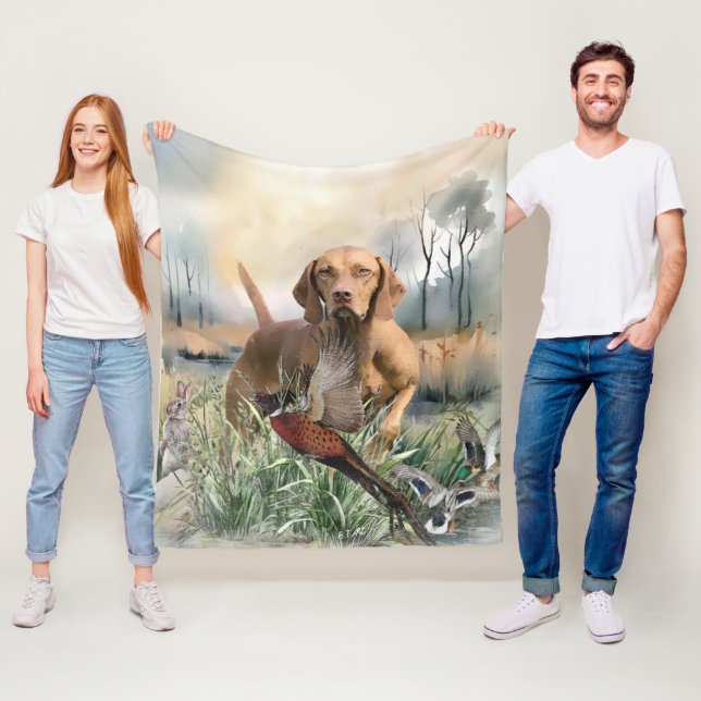 Vizsla, Art Fleecedecke (Beispiel)