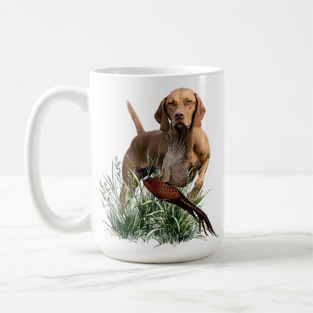 Vizsla, Art Kaffeetasse (Links)