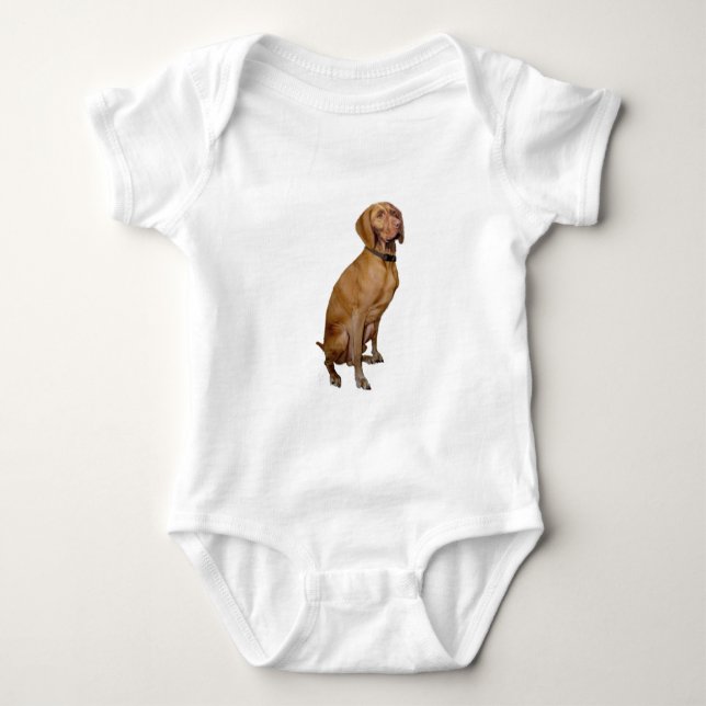Vizsla (B) Baby Strampler (Vorderseite)