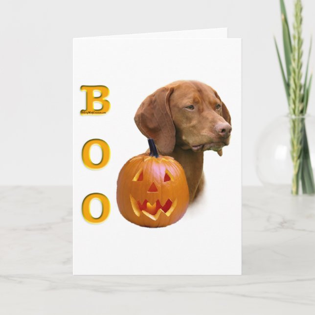 Vizsla Boo Karte (Vorderseite)