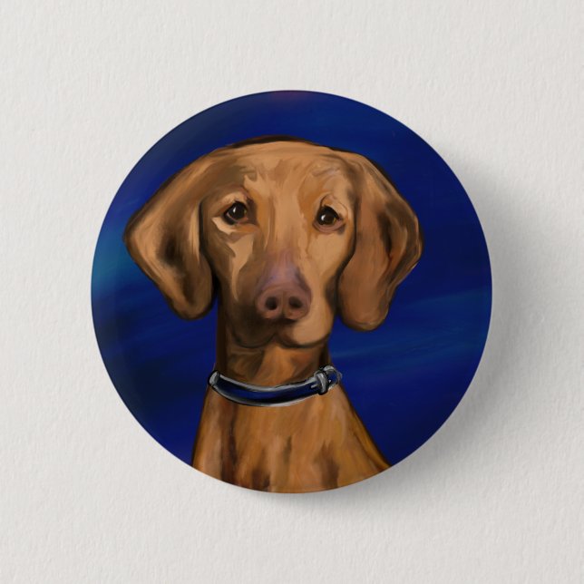 Vizsla Button (Vorderseite)