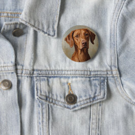 Vizsla Button