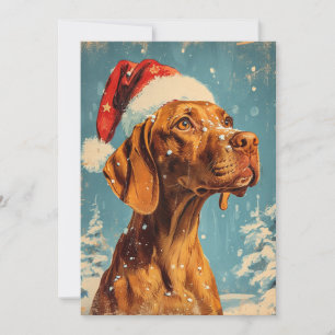 Vizsla Christmas Feiertagskarte