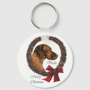 Vizsla Christmas Geschenke Schlüsselanhänger