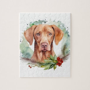 Vizsla Christmas Wreath Festivals