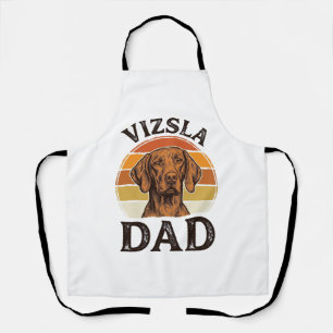 Vizsla Dad Vintage Gravur Hundedesign_1 Schürze