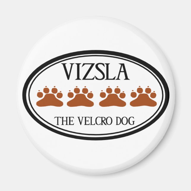 Vizsla Der Velcro-Dog-Magnet Magnet (Vorne)