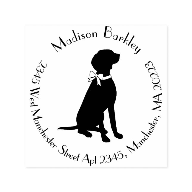 Vizsla Dog Puppy Permastempel (Design)